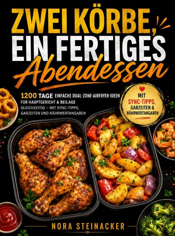 Zwei Körbe, ein fertiges Abendessen – Nora Steinacker – boek cover
