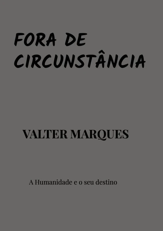Fora de Circunstância – Valter Marques – boek cover