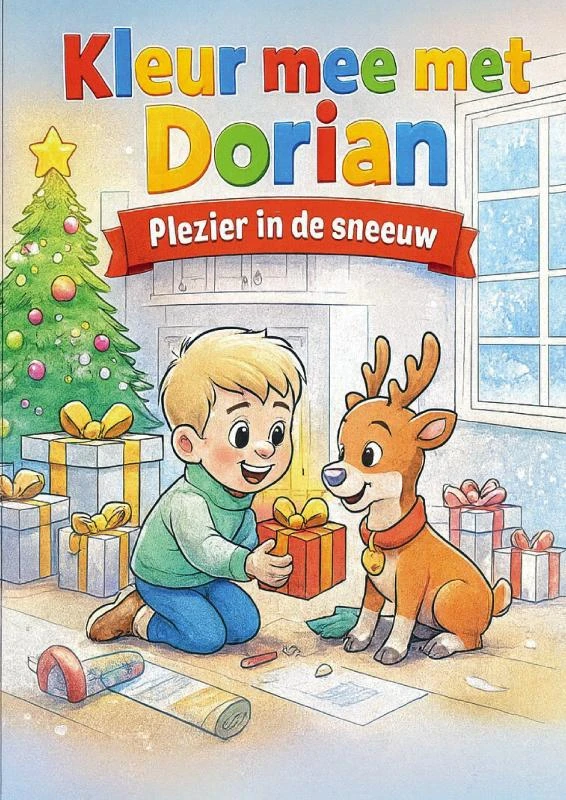 Kleur mee met dorian – Jonas Helewaut – boek cover