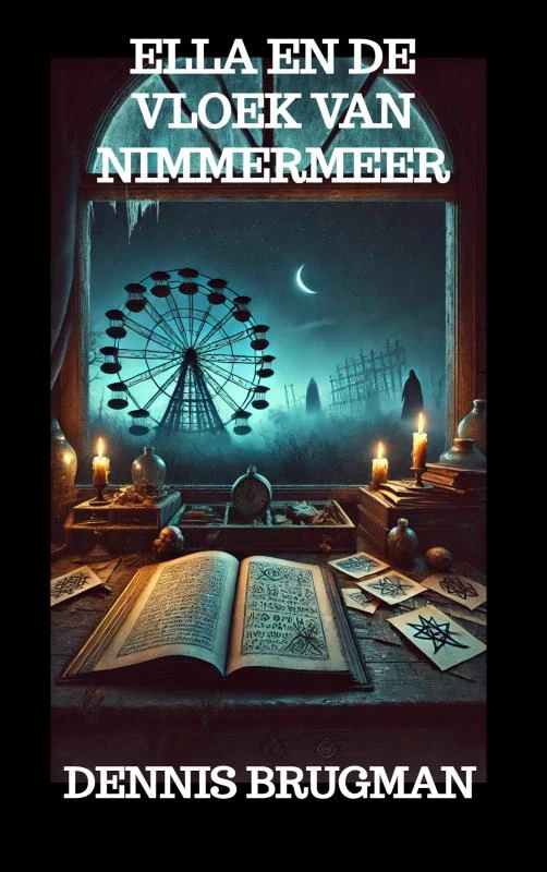 Ella en de Vloek van Nimmermeer – Dennis Brugman – boek cover