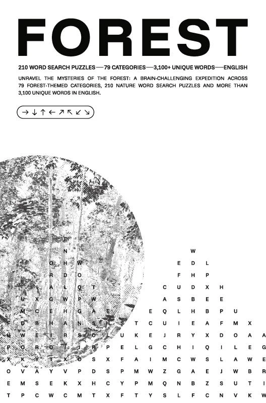 Forest: Word Search Puzzles from the Whispers of Nature Collection – Studio 82 Degrees – boek cover