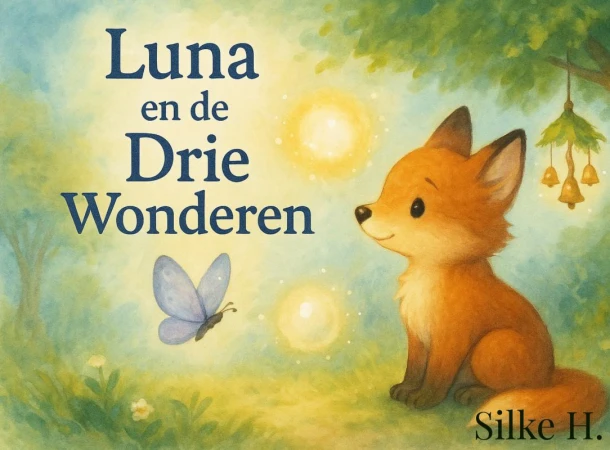 Luna, en de drie wonderen – Silke H. – boek cover