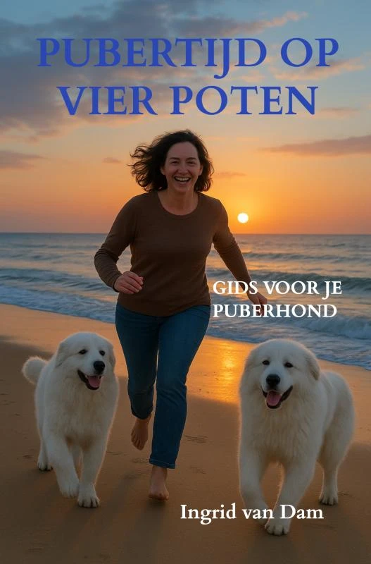 Pubertijd op Vier Poten – Ingrid van Dam – boek cover