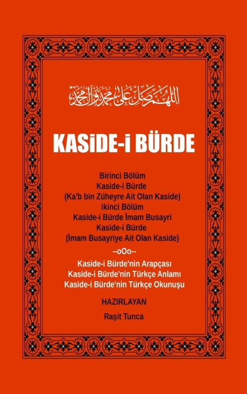 Kaside-i Bürde – Ra¿it Tunca – boek cover