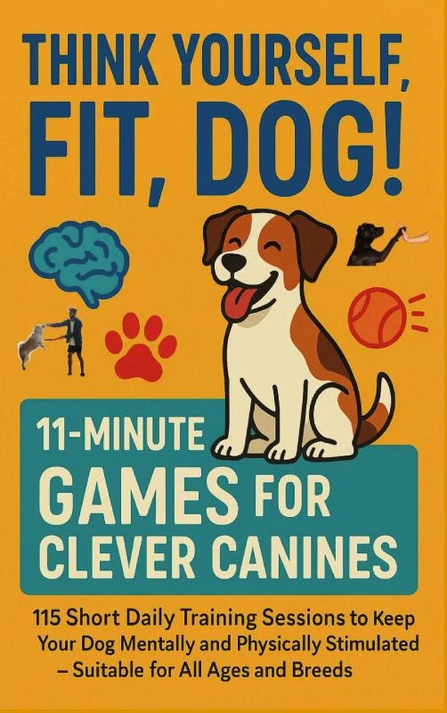 THINK YOURSELF FIT, DOG! ¿ 11-MINUTE GAMES FOR CLEVER CANINES 115 Short Daily Training Sessions to Keep Your – Mara Fellherz – boek cover