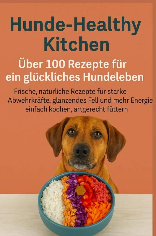 Hunde-Healthy Kitchen: Über 100 Rezepte für ein glückliches Hundeleben (Tolles Geschenk für frischkochende Hundebesitzer) – Lilly Leckerli – boek cover