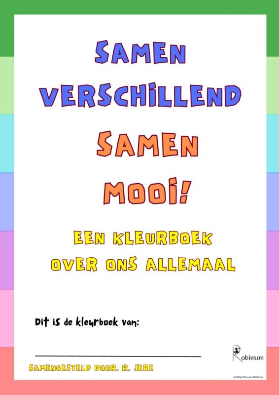 Samen verschillend, samen mooi – R. Yere – boek cover