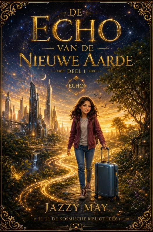 De Echo van de Nieuwe Aarde – Jazzy May – boek cover