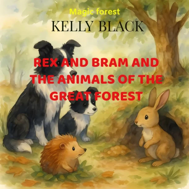 Rex and Bram and the Animals of the great Forest – Kelly Black – boek cover