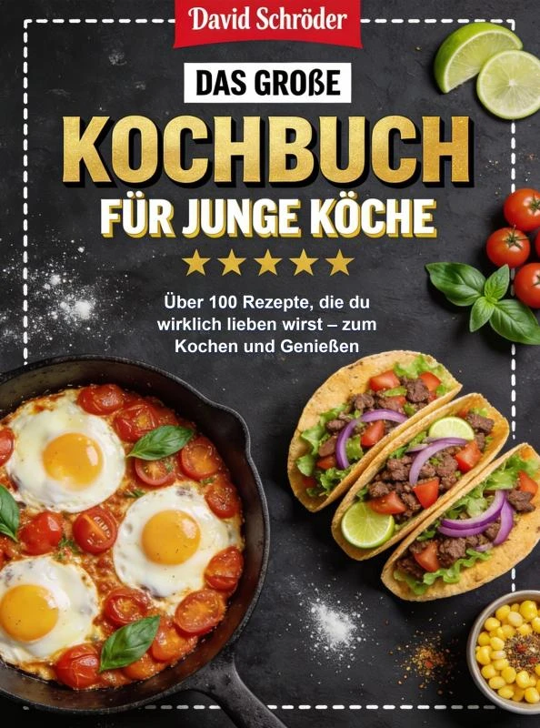 Das große Kochbuch für junge Köche – David Schröder – boek cover