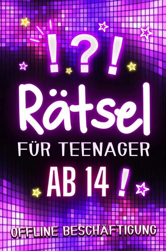 Rätsel für Teenager ab 14 - Offline Beschäftigung – Lina Reichert – boek cover