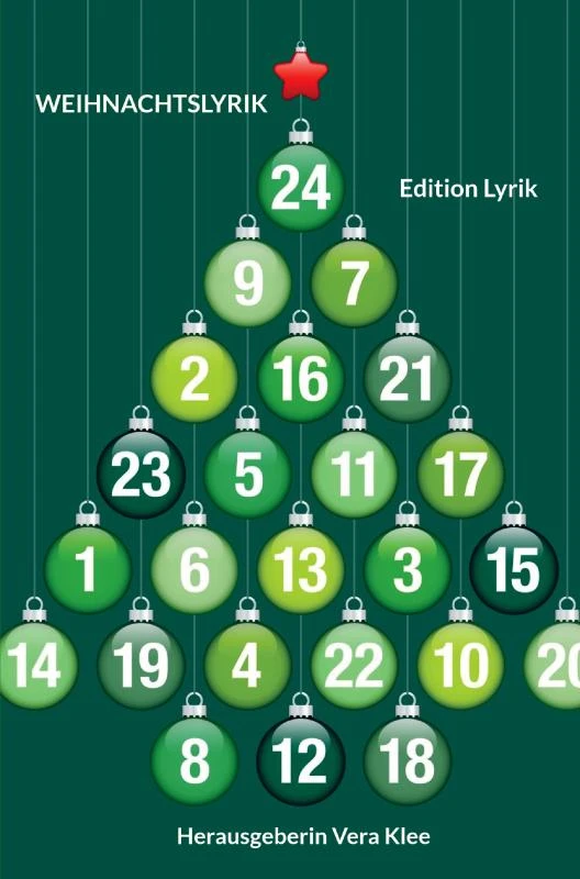 Weihnachtslyrik – Herausgeberin Vera Klee – boek cover