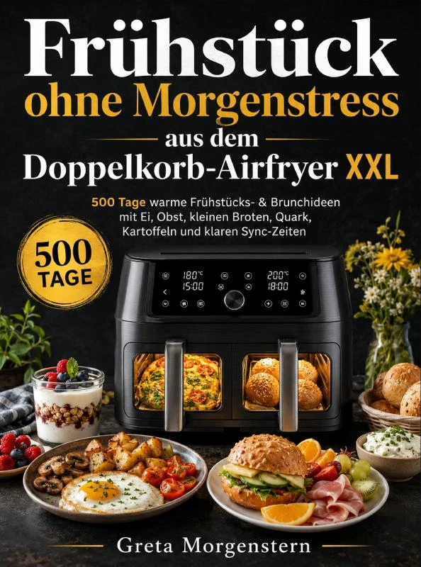 Frühstück ohne Morgenstress aus dem Doppelkorb-Airfryer XXL – Greta Morgenstern – boek cover