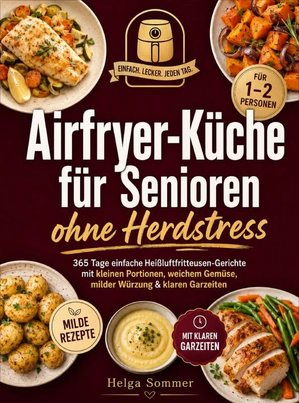 Airfryer-Küche für Senioren ohne Herdstress – Helga Sommer – boek cover