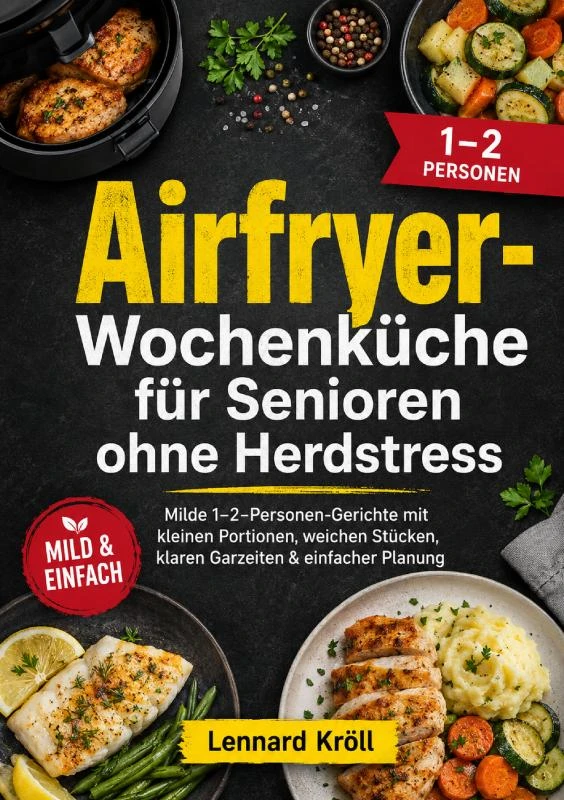 Airfryer-Wochenküche für Senioren ohne Herdstress – Lennard Kröll – boek cover