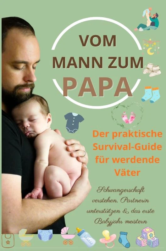 Vom Mann zum Papa:Der praktische Survival-Guide für werdende Väter(Das perfekte Geschenk für werdende Väter) – Isabel Levin – boek cover