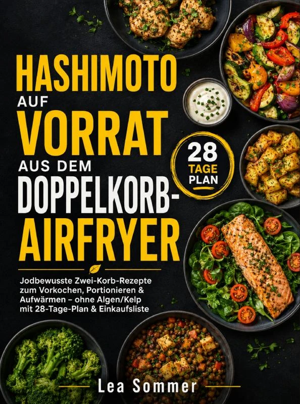 Hashimoto auf Vorrat aus dem Doppelkorb-Airfryer – Lea Sommer – boek cover