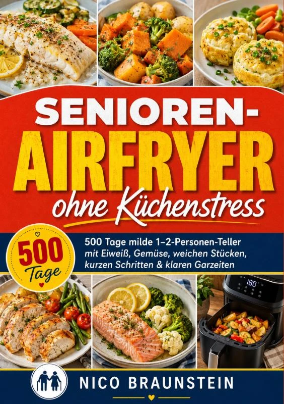 Senioren-Airfryer ohne Küchenstress – Nico Braunstein – boek cover