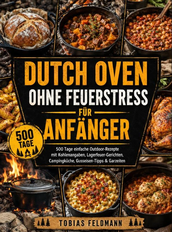 Dutch Oven ohne Feuerstress für Anfänger – Tobias Feldmann – boek cover