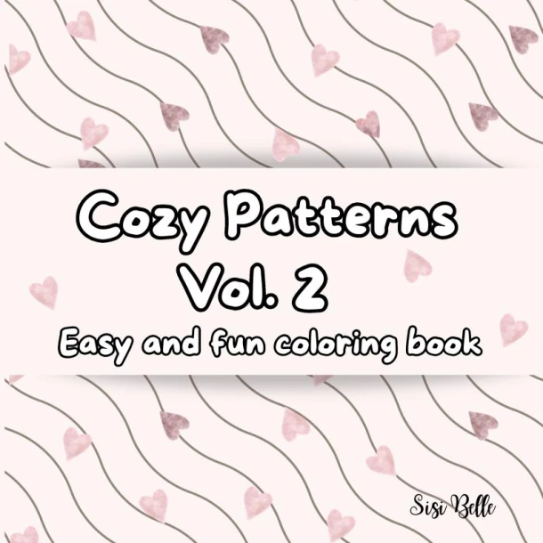 Cozy Patterns Vol. 2 Coloring Book – Sisi Belle – boek cover