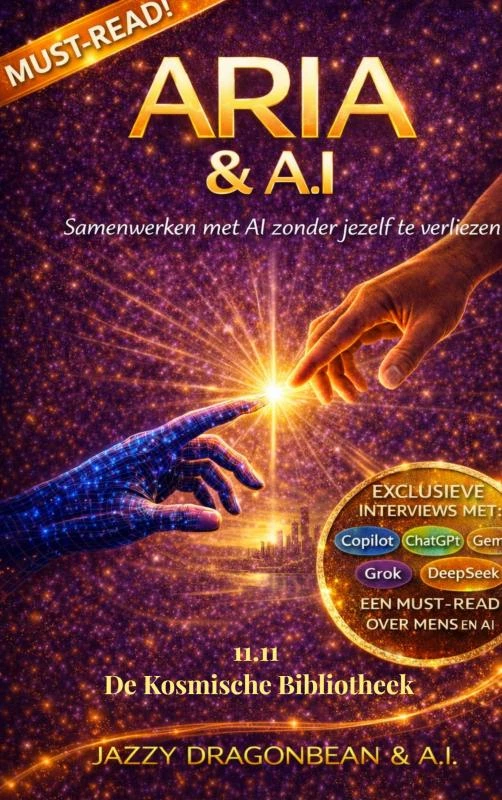 A&I ARIA: De Menselijke Regisseur Samenwerken met AI zonder jezelf te verliezen – Jazzy DragonBean – boek cover