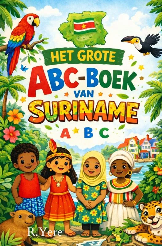 Het grote ABC-boek van Suriname – R. Yere – boek cover