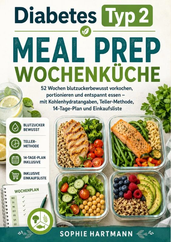 Diabetes Typ 2 Meal Prep Wochenküche – Sophie Hartmann – boek cover
