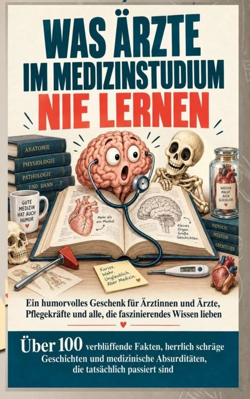 WAS ÄRZTE IM MEDIZINSTUDIUM NIE LERNEN: Ein humorvolles Geschenk für Ärztinnen und Ärzte, Pflegekräfte und alle, die faszinierendes Wissen lieben – Samantha von der Visite – boek cover
