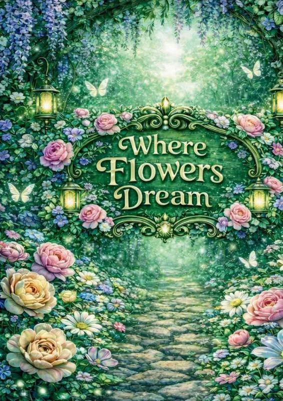 Where flowers dream – Mrds Coloring Books – boek cover