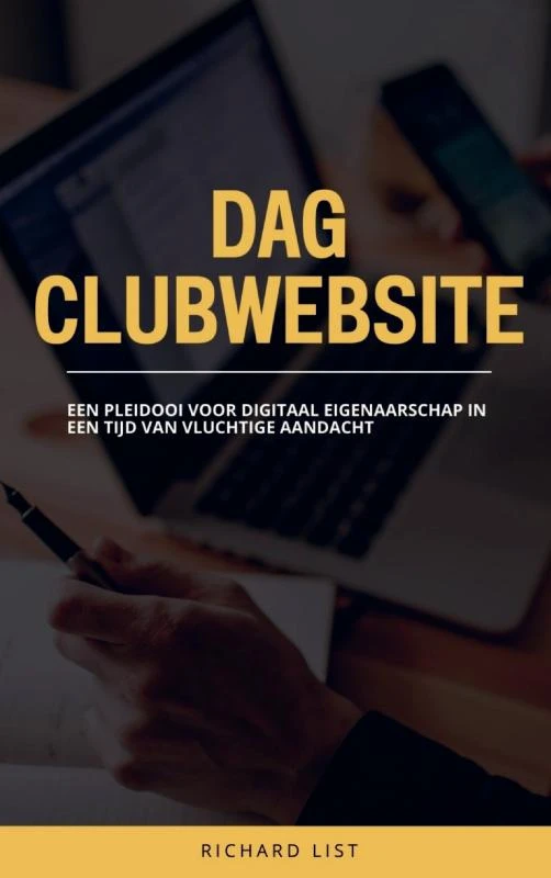 Dag clubwebsite – Richard List – boek cover