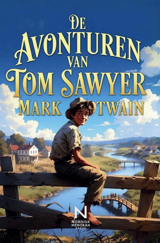 De avonturen van Tom Sawyer – Mark Twain – boek cover