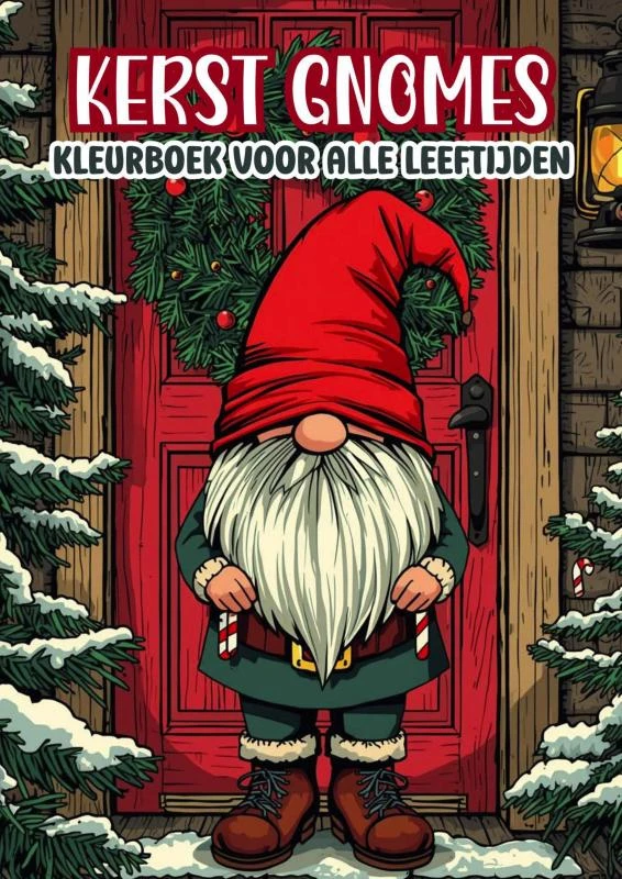 Kerst Gnomes - Kleurboek voor Alle Leeftijden – Kleurboek Shop – boek cover