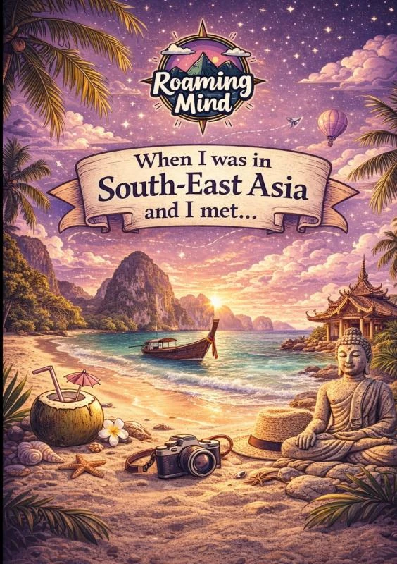When I was in South-East Asia and I met... – The Roaming Mind – boek cover