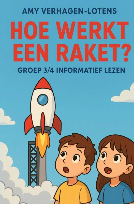 hoe werkt een raket? – Amy Verhagen-Lotens – boek cover