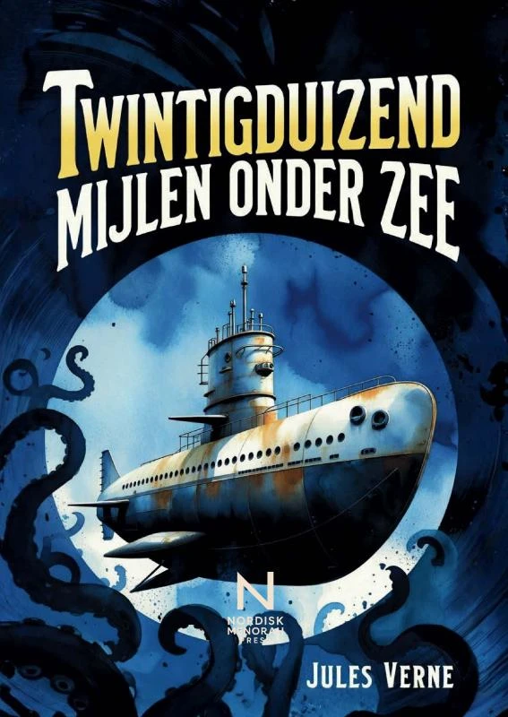 Twintigduizend mijlen onder zee – Jules Verne – boek cover