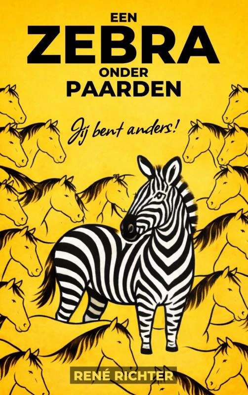 Een zebra onder paarden – René Richter – boek cover