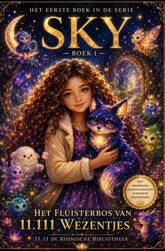 Sky - Het Fluisterbos van 11.111 Wezentjes – Jazzy May – boek cover