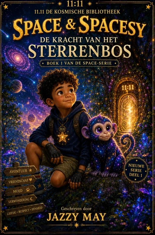 Space & Spacesy - De Kracht van het Sterrenbos – Jazzy May – boek cover