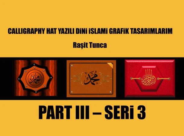 Dini islami Grafik Tasar¿mlar¿ 3 – Ra¿it Tunca – boek cover
