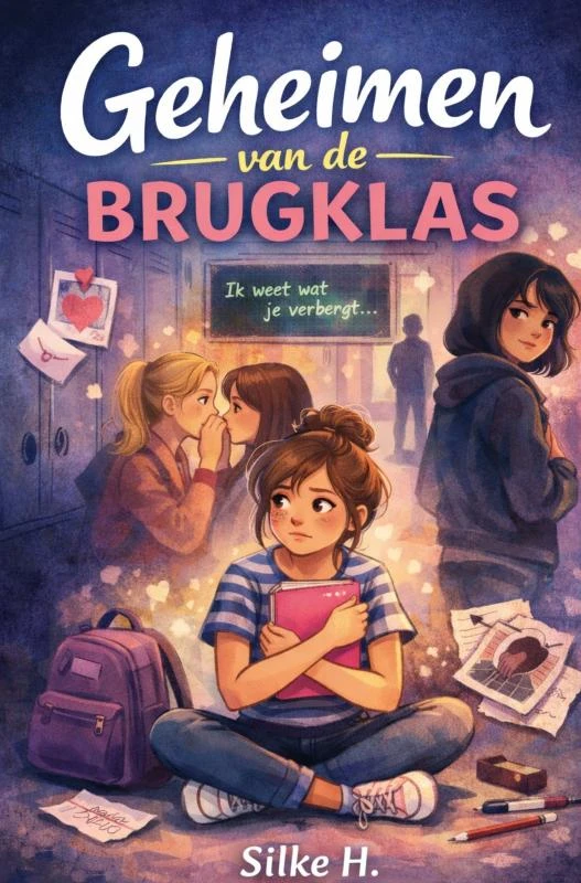 Geheimen van de brugklas – Silke H. – boek cover