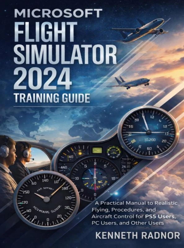 Microsoft Flight Simulator 2024 Training Guide – Kenneth Radnor – boek cover
