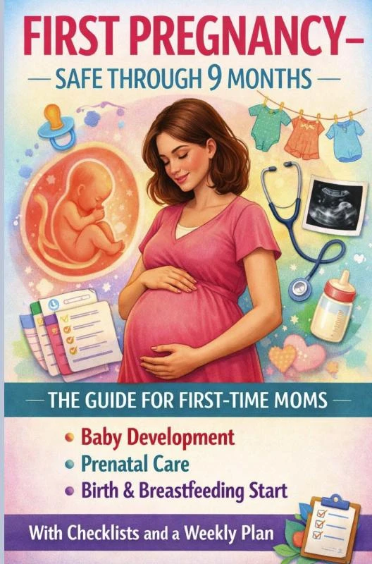 FIRST PREGNANCY ¿ SAFE THROUGH 9 MONTHS: THE GUIDE FOR FIRST-TIME MOMS Baby Development, Prenatal Care, Birth & Breastfeeding Start – Sabine New Life – boek cover