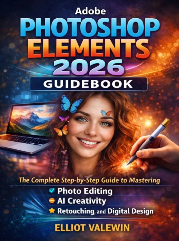 Adobe Photoshop Elements 2026 Guidebook – Elliot Valewin – boek cover