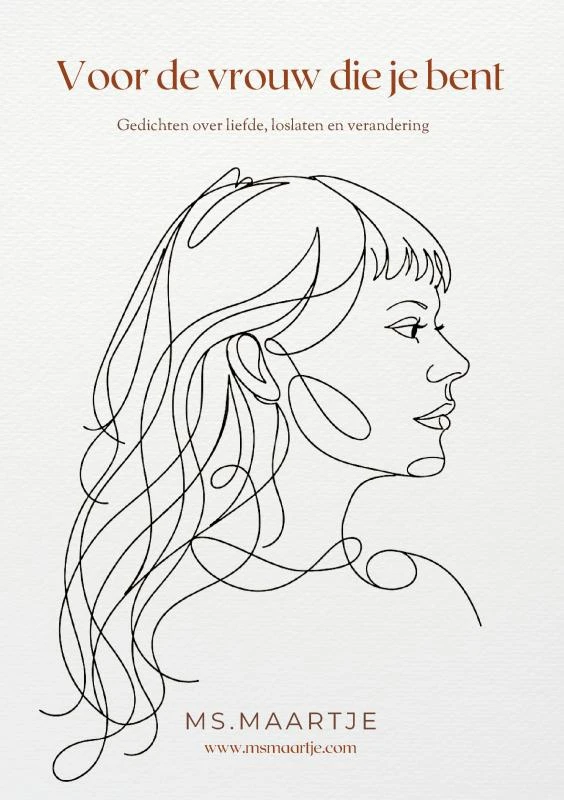 Voor de vrouw die je bent – Maartje Peters – boek cover