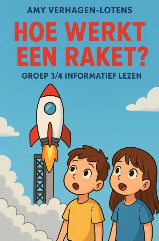 hoe werkt een raket – Amy Verhagen-Lotens – boek cover