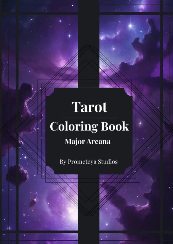 Tarot Coloring Book ¿ Major Arcana – Prometeya Studios – boek cover