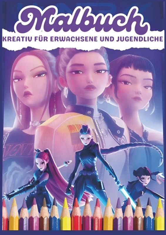 Kpop Demon Hunters Malbuch – boek cover
