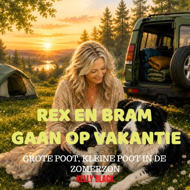 Rex en Bram gaan op vakantie – Kelly Black – boek cover