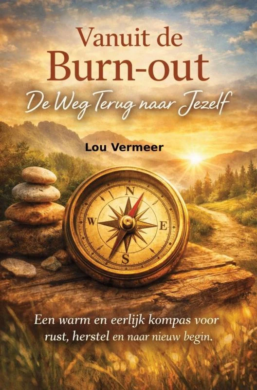 Vanuit de Burn-out, De Weg Terug naar Jezelf – Lou Vermeer – boek cover