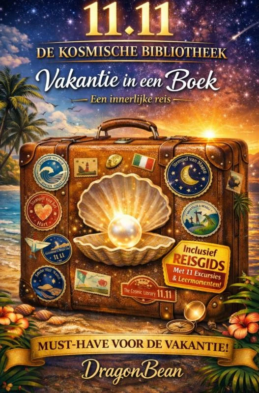 Vakantie in een Boek - Een innerlijke reis – 11.11 De Kosmische Bibliotheek – boek cover